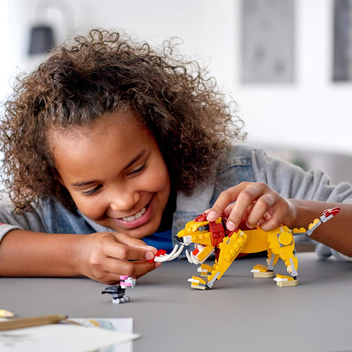 Lego Creador 3in1 Wild Lion 31112 3in1 Kit De Construcción D