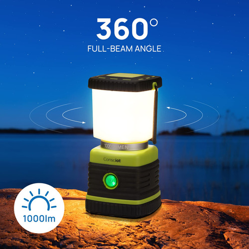Linterna Led Ultra Brillante 1000 Lúmenes, 4 Modos