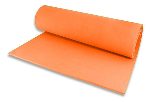 Tapete Yoga Pilates - Yoga Mat 1,80x0,55m - Laranja