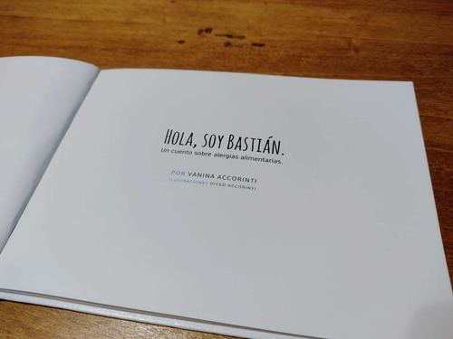 Imagen 2 de 3 de Libro Hola Soy Bastián