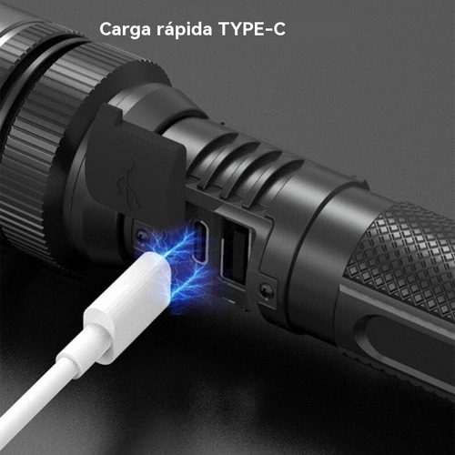 Ga Power Bank Flashlight 2 En 1 Recargable Por Usb