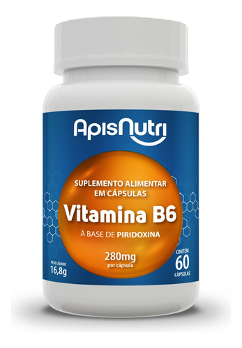 Vitamina B6 (60 Cápsulas) 280 Mg