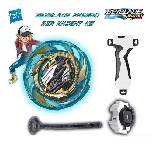 Kit 3 Beyblade Burst Elemento X + 2 Lançador C/ Suporte Grip