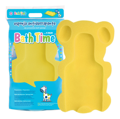 Esponja Antiderrapante Para Tina / Bañera De Bebé Bath Time