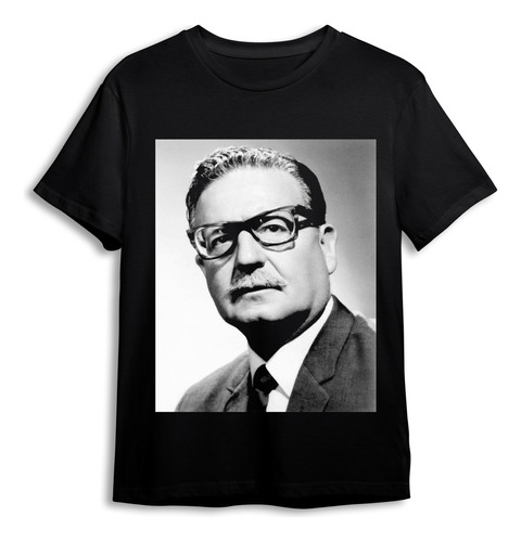 Polera Estampada Serigrafia Salvador Allende 1