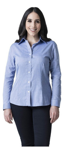 Camisas Oxford Para Dama 6 Colores Uniformes Trabajo