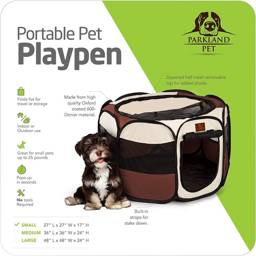 Corral Parque Plegable Carpa Para Perros Gatos Oferta