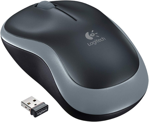 Mouse Logitech M185 Inalambrico, Color Gris