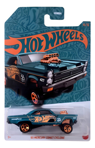 65 Mercury Comet Cyclone Aniversario 56 4/6 Hot Wheels