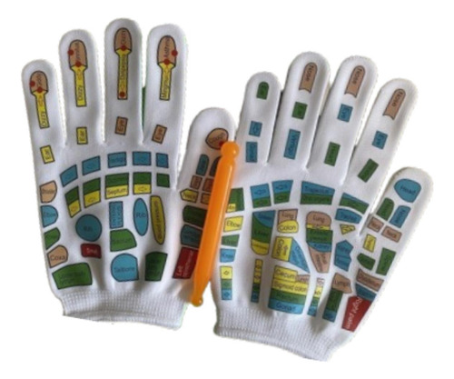 Mases De Manual Guantes De Reflexología Cómoda Para 19cm