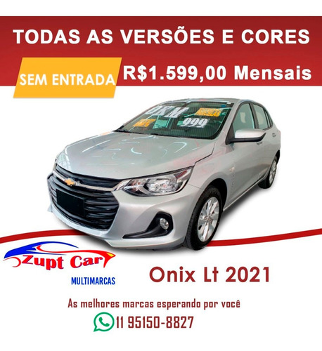 Onix Lt 2021 0 Km // Zero Entrada Financiamento Imperdível