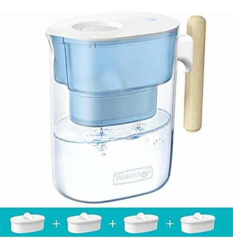 Waterdrop Chubby Jarra Filtro Agua 10 Taza 4 Larga