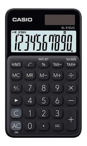 Calculadora De Bolso Casio Sl-310uc 10 Dígitos Portátil