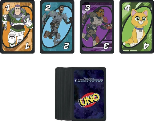 Uno Juego De Cartas Mattel Buzz Lightyear