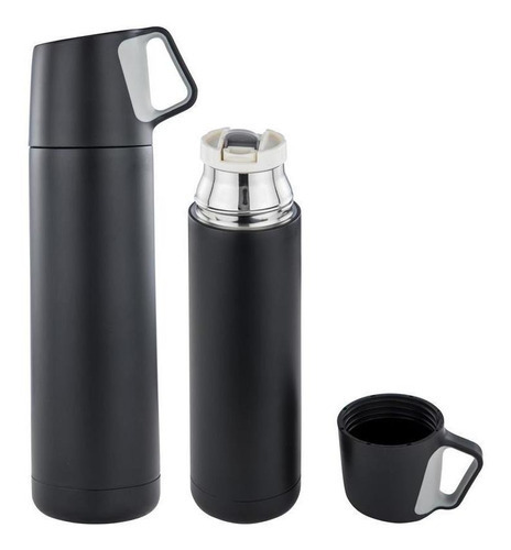 Termo De Acero Inoxidable Con Taza Cap. 500 Ml