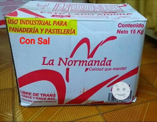 Imagen 3 de 3 de Margarina Con Sal Normanda