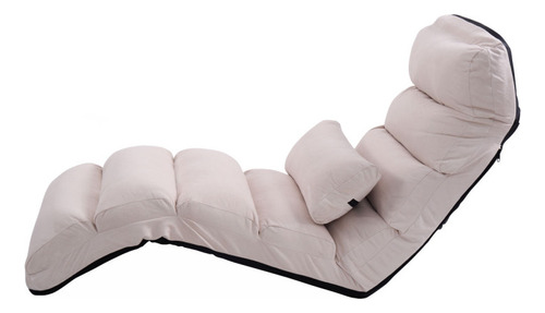 Sofá Plegable Con Almohada Beige Gpl