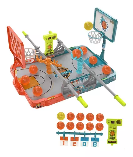 Jogo de basquete de brinquedo, conjunto de mini dedo para jogos de