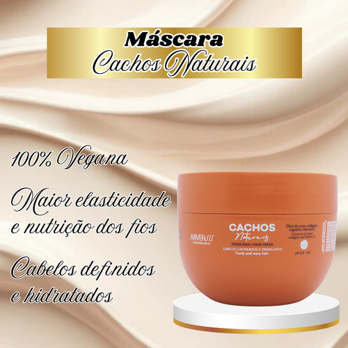 Kit Cachos Arvensis Sh+cond+ativ.+masc. Hidratação E Ondulad