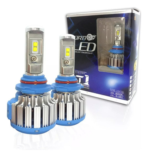 Par Ampolletas Turbo Led 9005 Hb3 8000 Lumenes