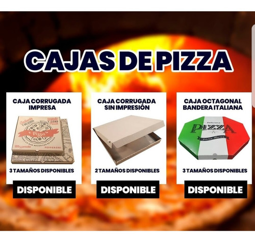 Cajas Corrugadas Para Pizzas