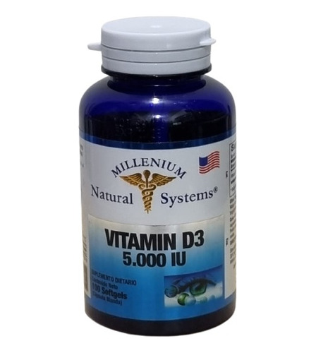 2 Vitamina D3 Por 100 Softgels - Unidad a $390