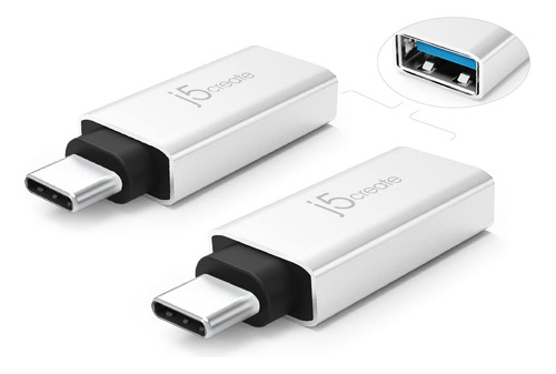 J5create Adaptador Usb C A Usb Tipo A [paquete De 2] - Adapt