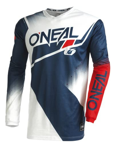 Jersey Element Racewear De Cuello V Hombre, Azul/blanco...