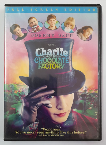 Dvd Charlie And The Chocolate Factory Johnny Depp