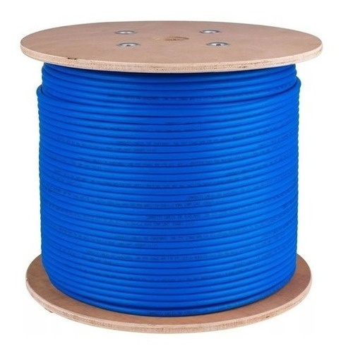 Cabo Rede Cat6a F/utp Blindado Commscope Azul 100m