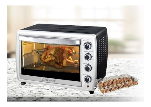 Horno Eléctrico Con Rosticero 46 Litros Heb46r Imaco Acerado
