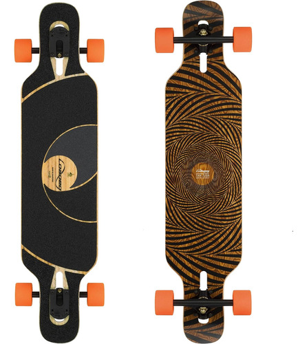 Tan Tien Bamboo Longboard Skateboard Complete