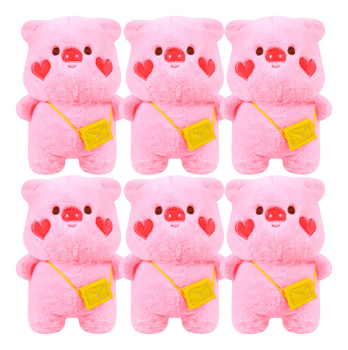 Peluches Mayoreo 6pz Colección Wiki Kawai Premium Pelucheria