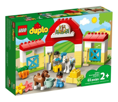 Blocos Lego Duplo Estábulo Para Cavalos E Pôneis 10951