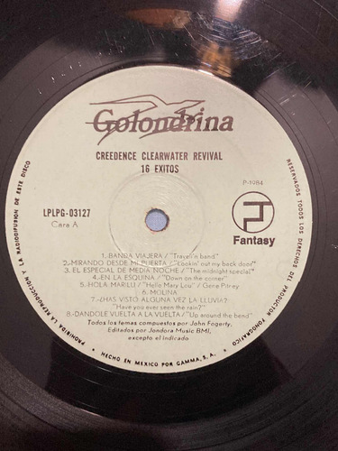Creedence Clearwater Revival / 16 Exitos Lp Vinilo 1984 Mx (Usado)