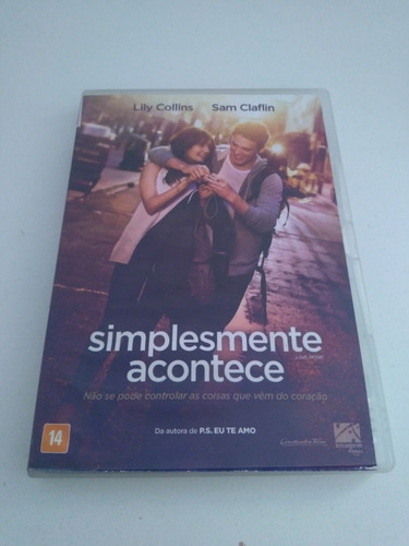 Dvd Simplesmente Acontece Com Lily Collins E Sam Claflin (Usado)