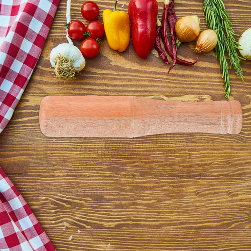 Machacadora De Ajo Wood Pestle Muddler, Herramienta Para Mac
