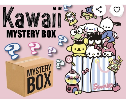 Kawaii Box Con 100 Productos Super Kawaii