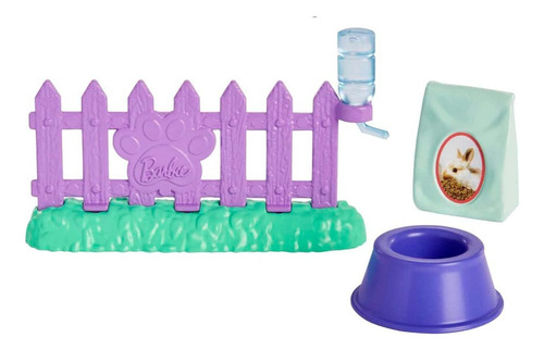 Barbie Juego De Mascotas Y Accesorios - Conejo Oreja Con Mov