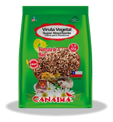 Pack X 3 Sustrato Viruta Vegetal Canaima 1.5kg Premium