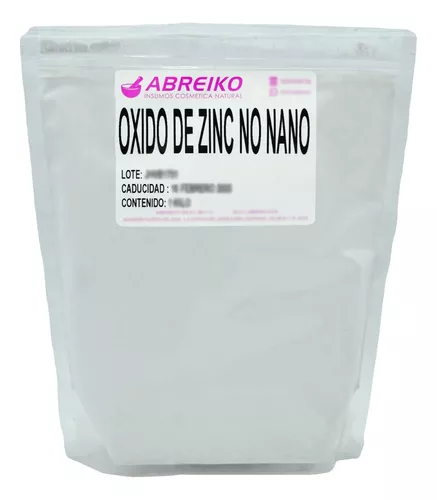 Óxido de zinc (filtro solar natural) 100g.