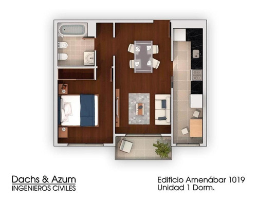 Imagen 8 de 8 de Vendo Departamento De 1 Dormitorio Al Pozo En San Martin Y A