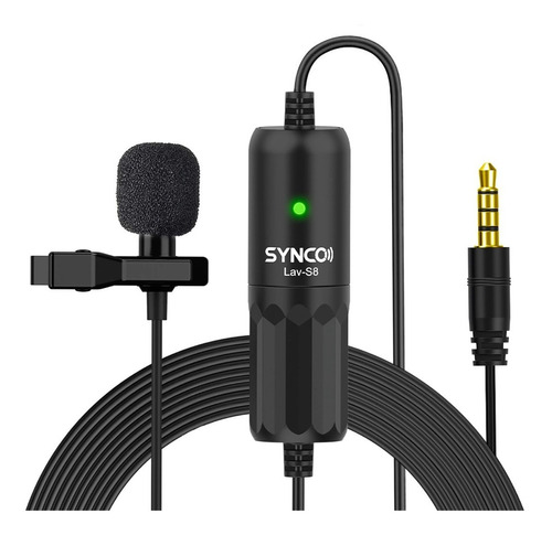 Synco-micrófono Condensador Profesional De Solapa Lav-s8,