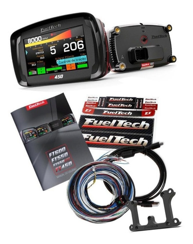 Fueltech Ft450 Com Chicote 3 Metros Original 
