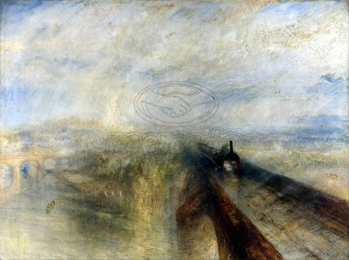 Lienzo Arte Canvas J M W Turner Lluvia Vapor 80x108