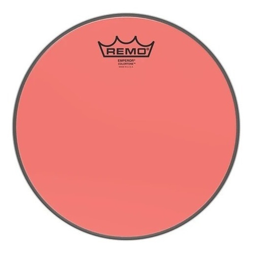 Remo Be-0312-ct-rd Parche Emperor Colortone Rojo 12 Pulgadas