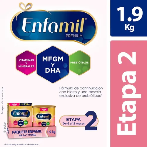 Enfamil Premium Complete 3 Pack Mensual - Preparado Lácteo