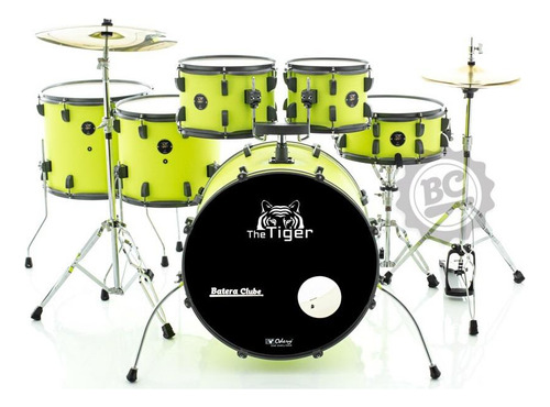 Bateria Odery The Tiger Sicilian Lemon 22,10,12,14,16 Com F