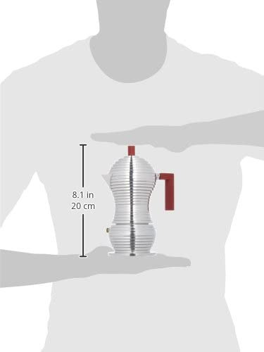 Imagen 7 de 7 de Cafetera Espresso Alessi Pulcina, 3 Tazas, Aluminio Fundido