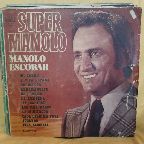 Vinilo Manolo Escobar Super Manolo M1